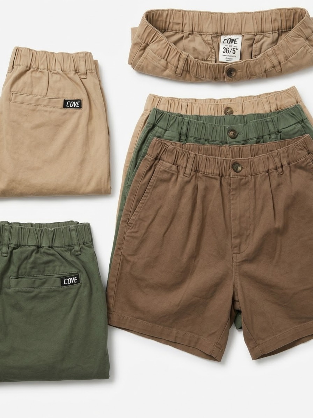 COVE 3 pair bundle 5” inseam